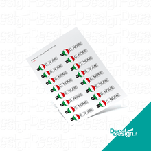 Carica l'immagine nel visualizzatore di Gallery, Kit nome 12 _ Gruppo Sanguigno _ Decal Design