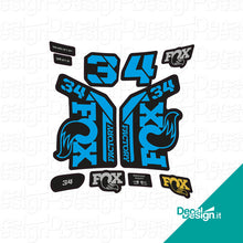 Carica l'immagine nel visualizzatore di Gallery, Fox Factory 34 2021 Custom Decal