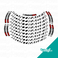 Carica l'immagine nel visualizzatore di Gallery, Kit custom di adesivi per cerchi Bontrager Kovee XXX.