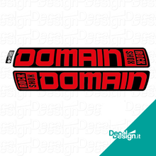 Carica l'immagine nel visualizzatore di Gallery, Kit custom di adesivi per forcella ROCK SHOX DOMAIN 2022 Custom Decal.