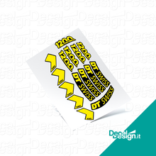 Carica l'immagine nel visualizzatore di Gallery, Kit custom di adesivi per personalizzare i tuoi cerchi DT SWISS XRC 1200 30MM 2020.