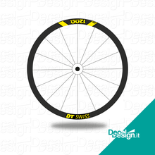 Carica l'immagine nel visualizzatore di Gallery, Kit custom di adesivi per personalizzare i tuoi cerchi DT SWISS XRC 1200 30MM 2020.