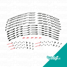 Carica l'immagine nel visualizzatore di Gallery, Kit custom di adesivi per cerchio Fulcrum Racing Zero Nite 2021.