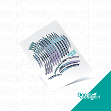 Carica l'immagine nel visualizzatore di Gallery, Kit custom di adesivi per cerchio Fulcrum Speed 40T 2021.