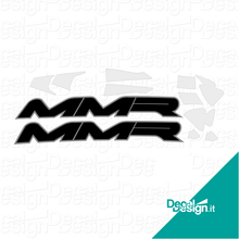 Carica l'immagine nel visualizzatore di Gallery, Kit custom di adesivi per personalizzare il telaio MMR Kenta 2022.