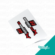 Carica l'immagine nel visualizzatore di Gallery, Kit custom di adesivi per forcella Marzocchi Bomber 72.