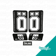 Carica l'immagine nel visualizzatore di Gallery, Kit custom di adesivi per personalizzare il tuo Öhlins .