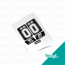 Carica l'immagine nel visualizzatore di Gallery, Kit custom di adesivi per personalizzare il tuo Öhlins .