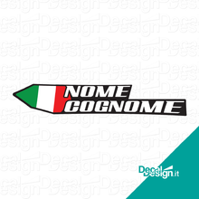 Carica l'immagine nel visualizzatore di Gallery, Kit di adesivi con la grafica del tuo nome (24 pezzi in 3 misure).