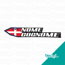 Carica l'immagine nel visualizzatore di Gallery, Kit di adesivi con la grafica del tuo nome (24 pezzi in 3 misure).