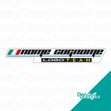 Carica l'immagine nel visualizzatore di Gallery, Kit di adesivi con la grafica del tuo team (8 pezzi).