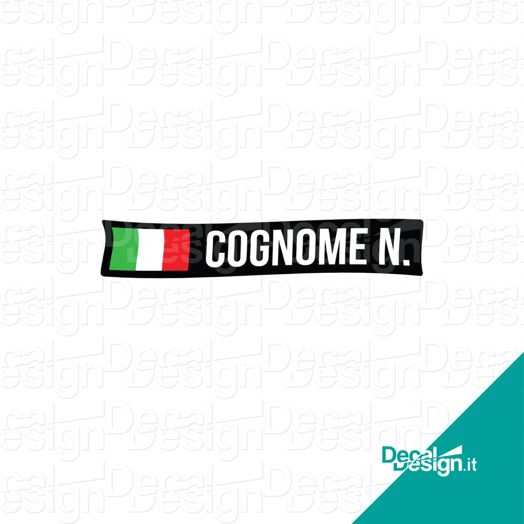 Kit nome 9 _ Cognome N. _ Decal Design